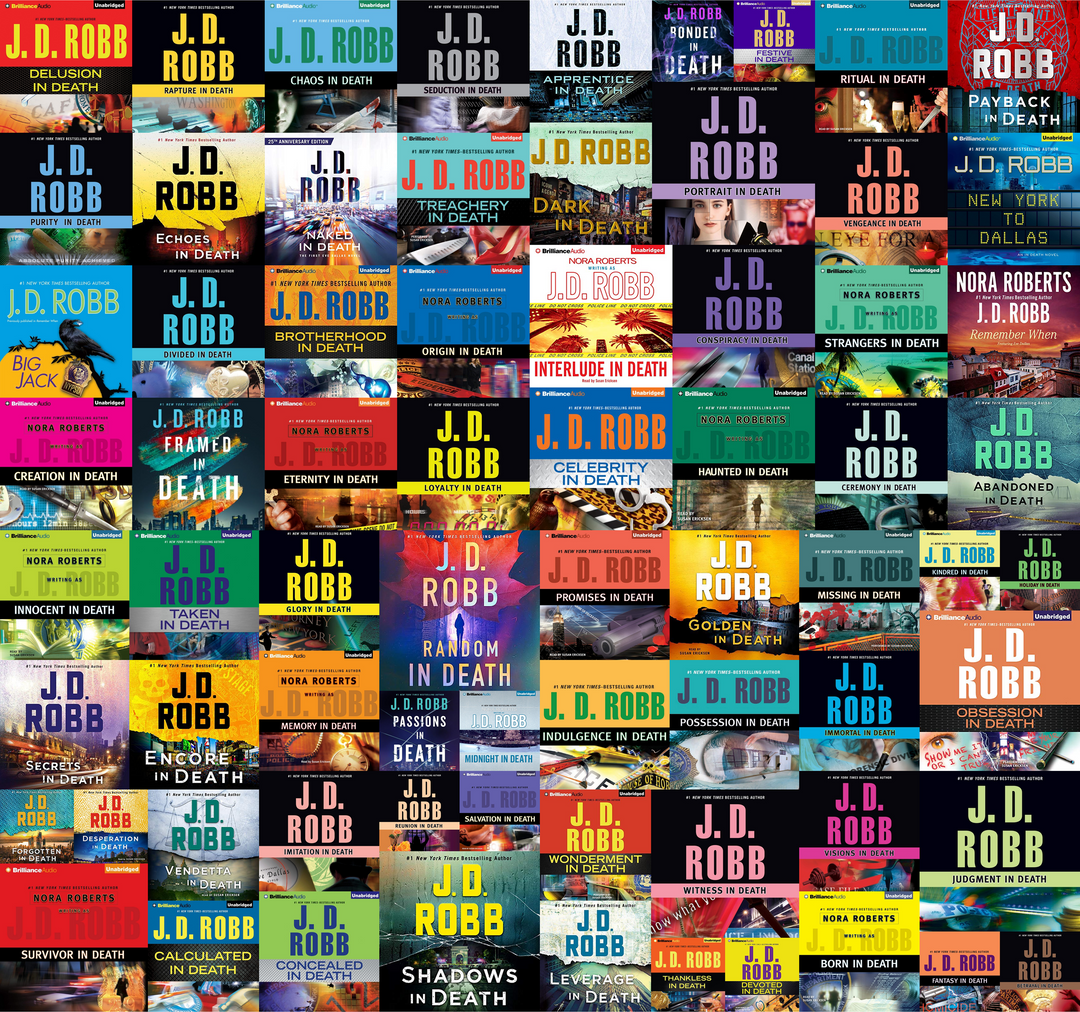 J.D. Robbs' In Death Series (72 Unabridged Audiobooks on DVD or USB)