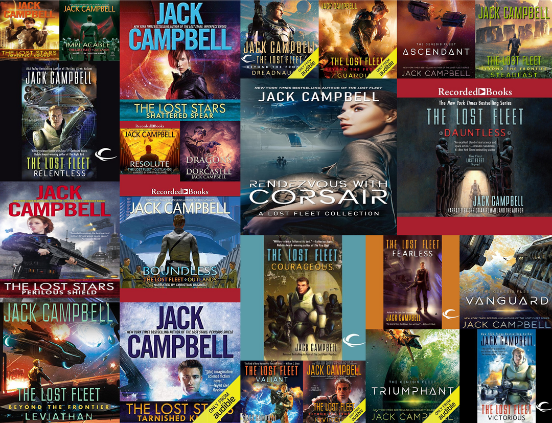 Jack Campbell - The Lost Fleet Universe Series (22 MP3 Audiobooks)