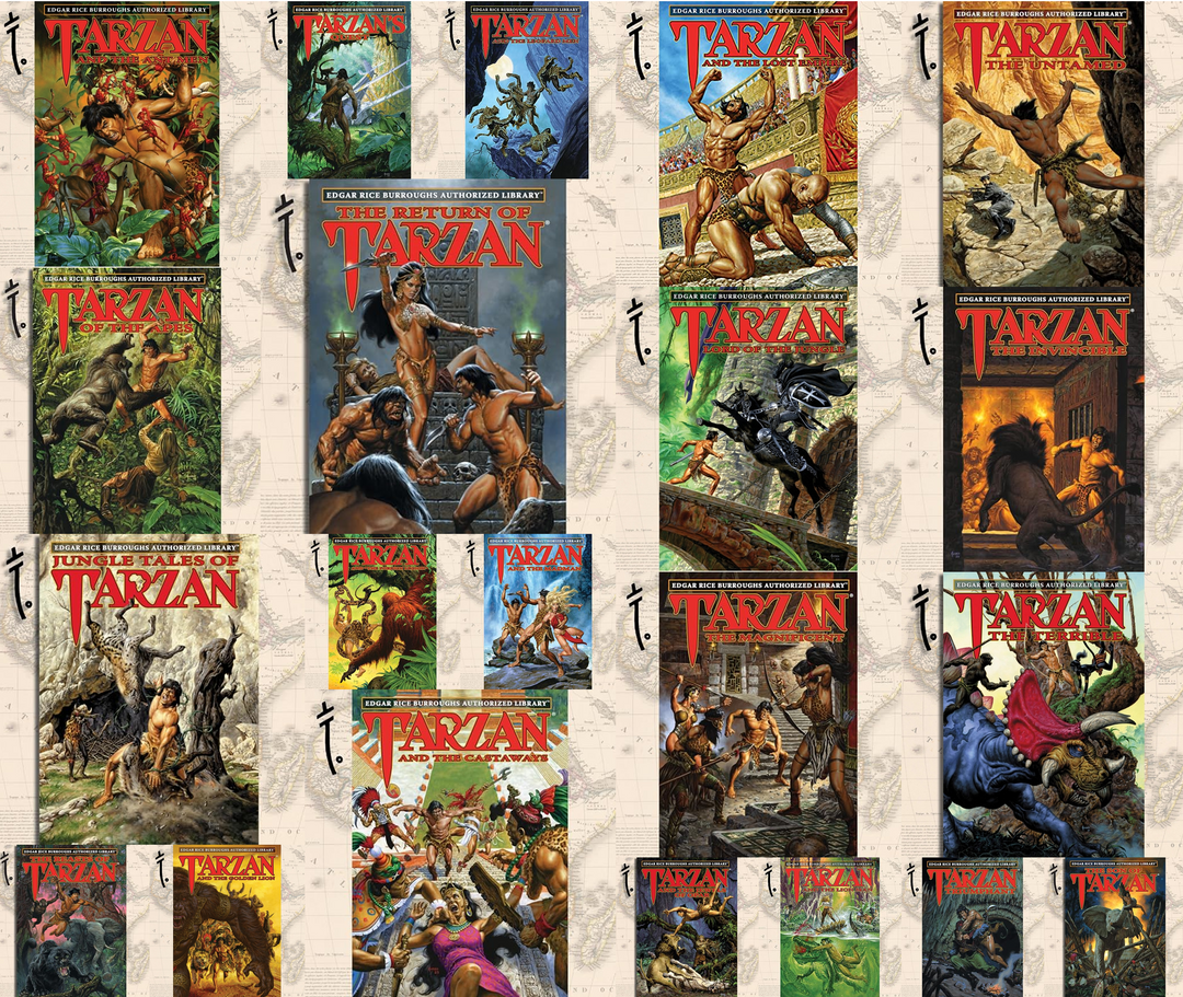 Edgar Rice Burroughs' Tarzan Audiobook Collection (24 Audiobooks on USB or DVD)