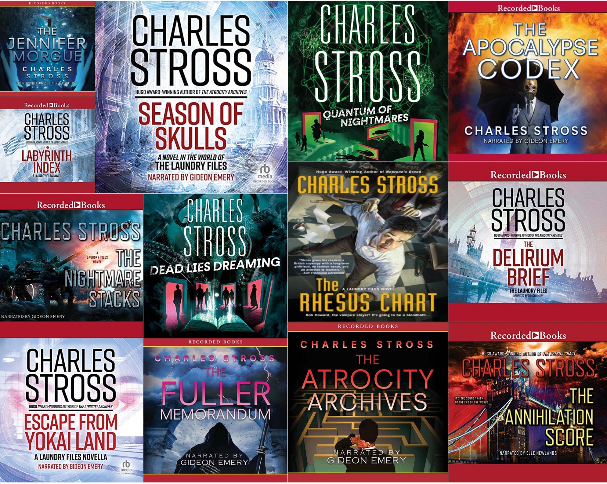 Charles Stross Laundry Files Audio Books (13 MP3 Audiobooks) Audiobooks for Less